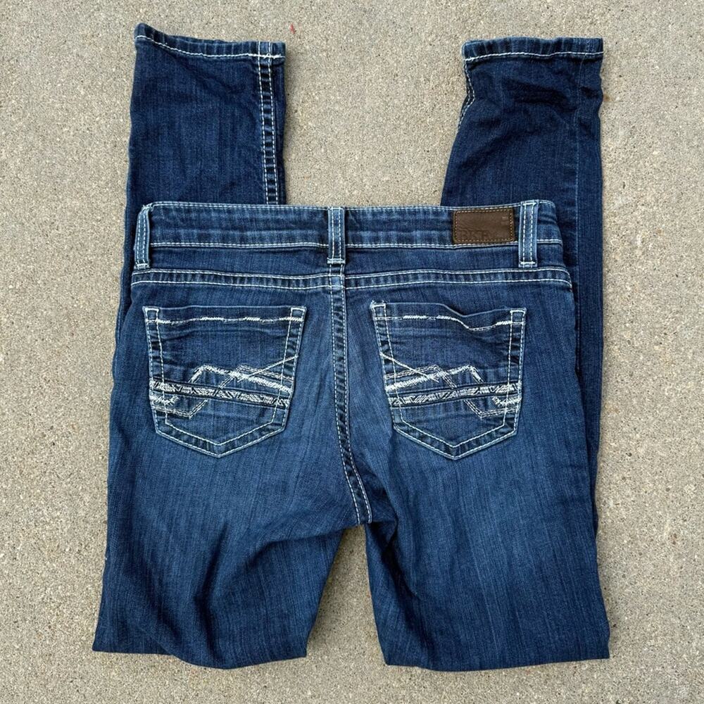 Buckle BKE Dakota 27R skinny Stretch Blue Jeans BKC1230R - Picture 1 of 9